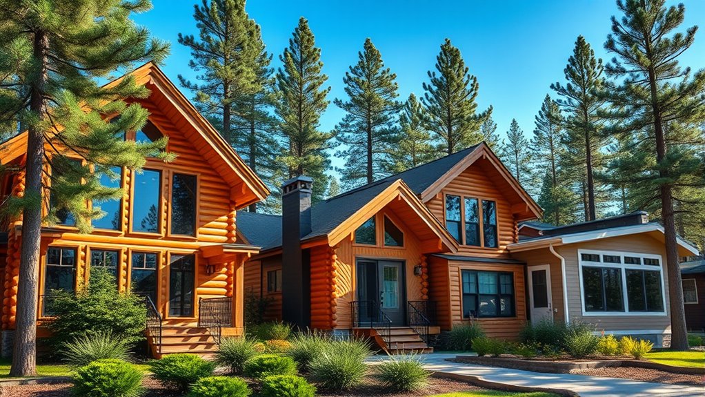 Modular Homes Examples Log Style Modular Homes: Cabin, Mobile, And Manufactured Options - Home ...