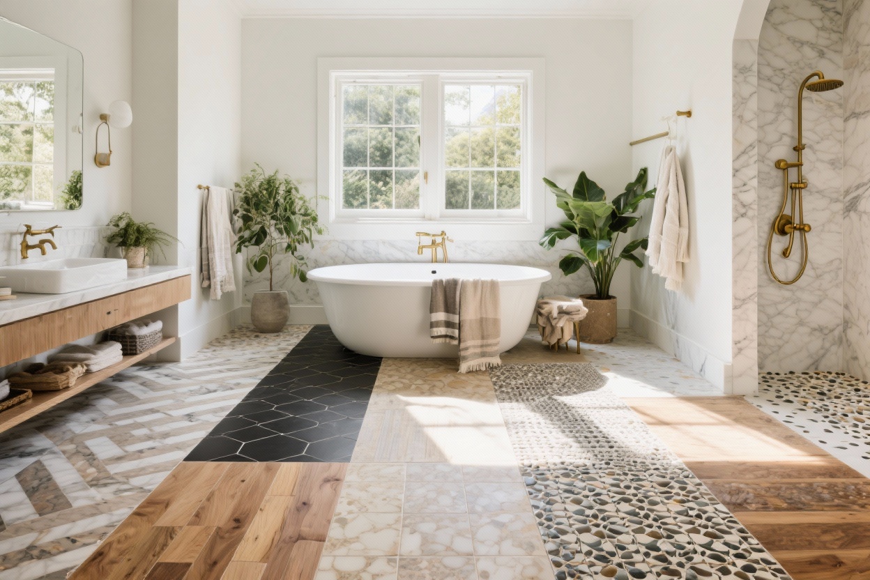 8 Bathroom Flooring Ideas That Instantly Elevate Your Everyday Routine ...