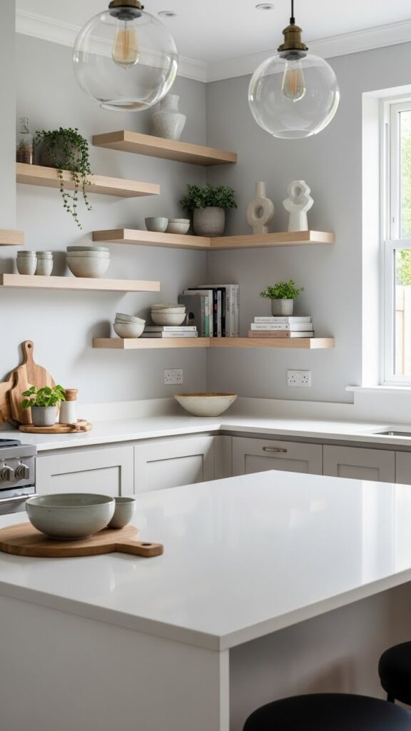 Asymmetrical Shelving for Visual Interest