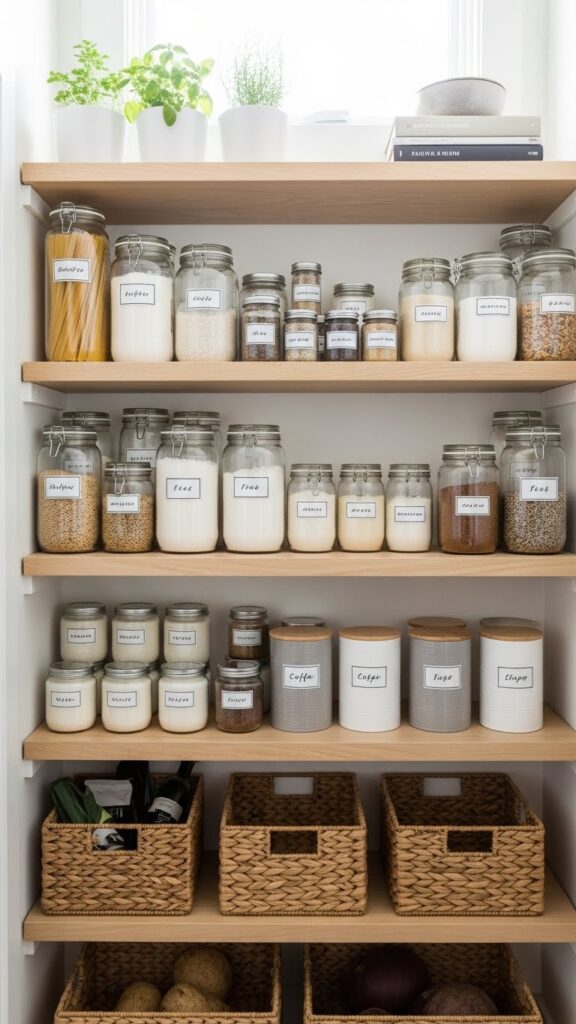 Pantry Shelving That Stays Organized