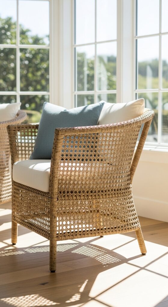 23 Stylish Living Room Chair Ideas for a Cozy and Modern Home 16 Rattan Chair