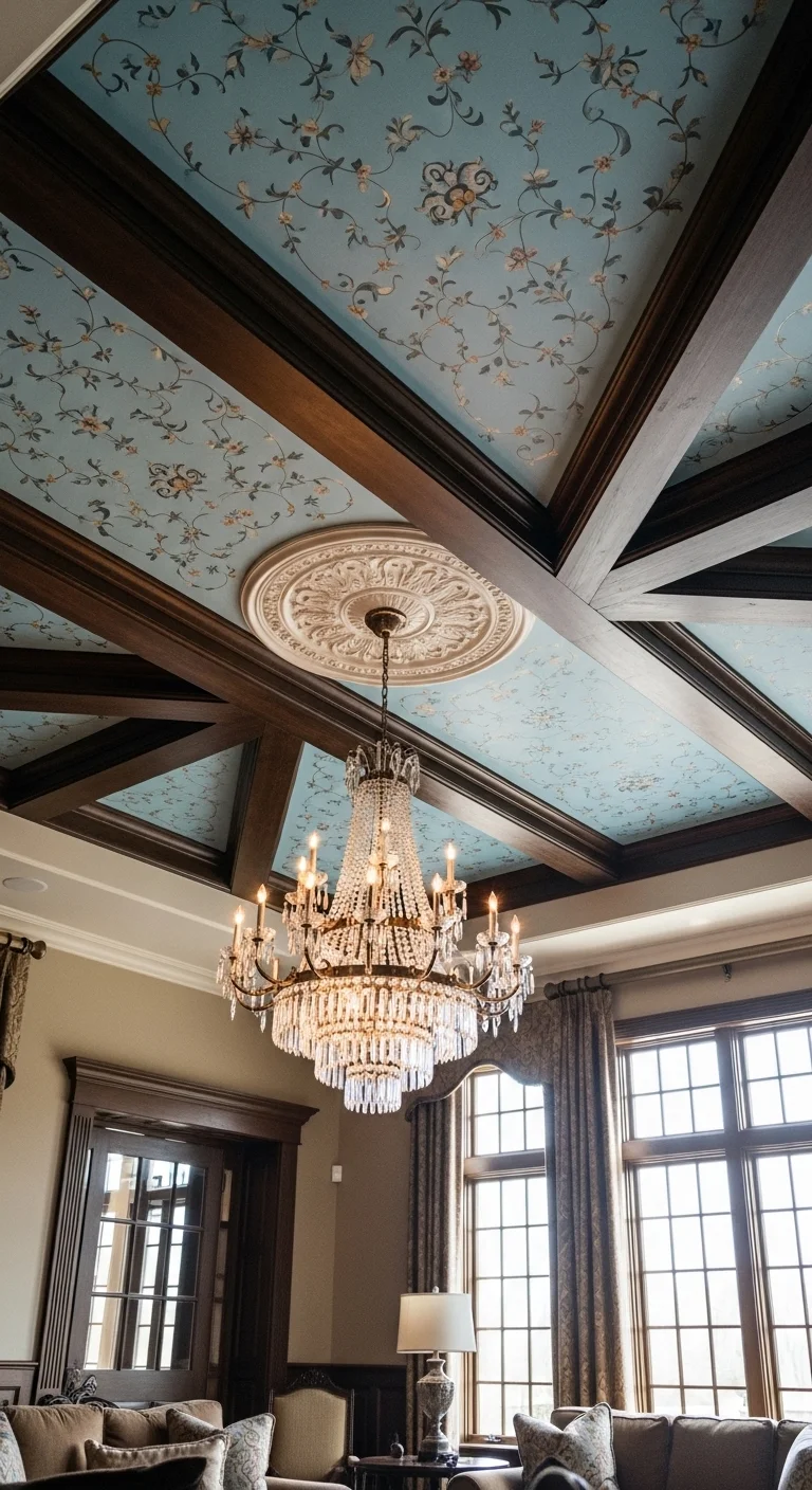 21 Living Room Inspo Ideas That Make Any Space Look Better 17 Decorative Ceiling Elements