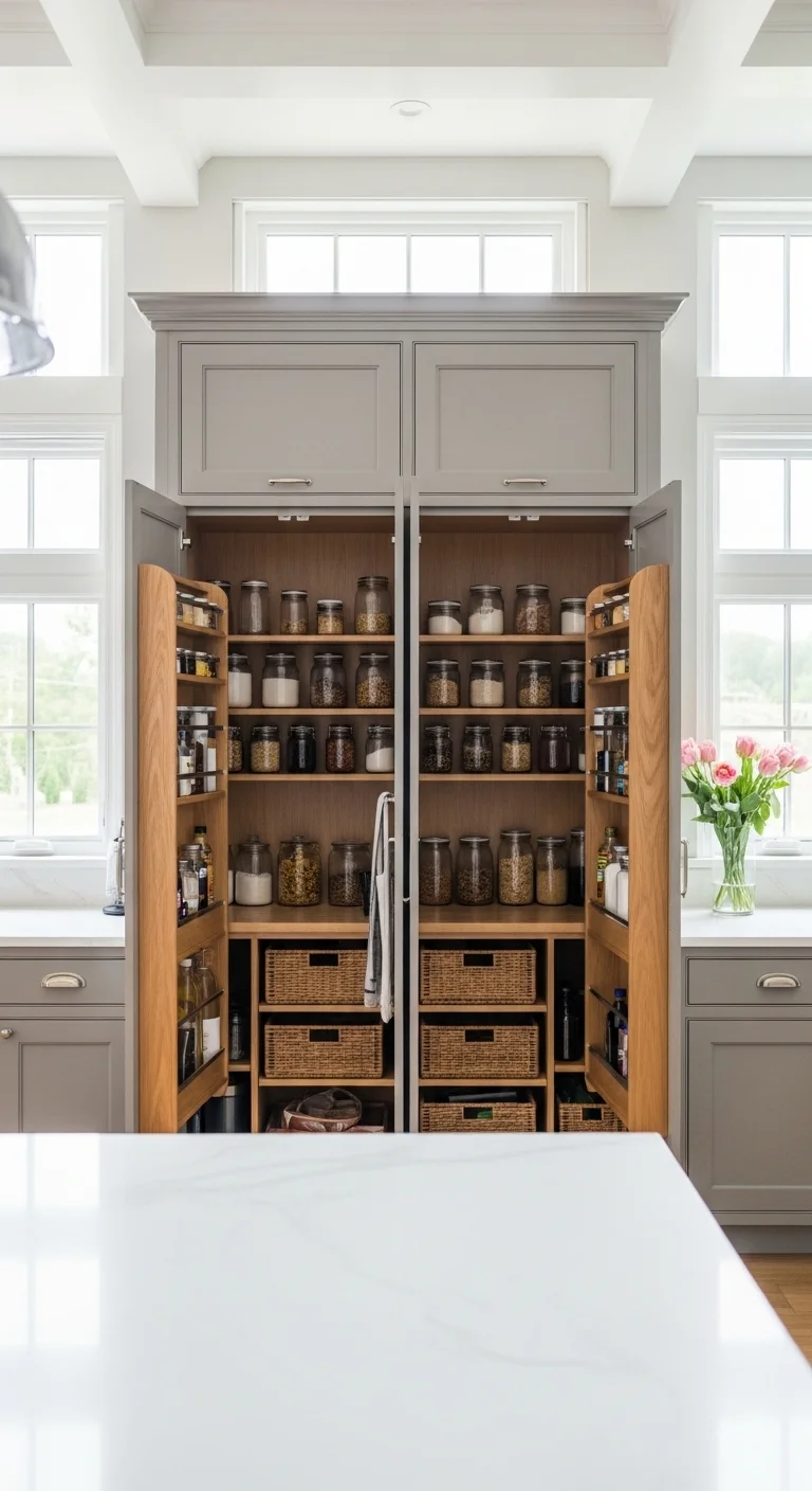 21 Kitchen Cabinet Ideas That Will Completely Transform Your Kitchen 17 Pantry Cabinet Wall