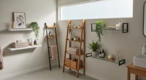bathroom shelves ideas